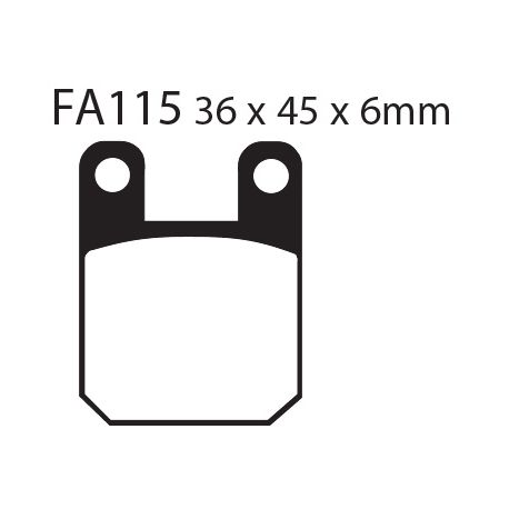 Frenos de Disco FA115HH EBC