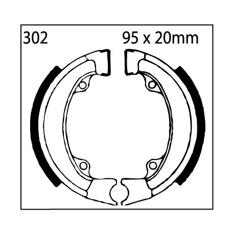 Frenos de Tambor 302 EBC