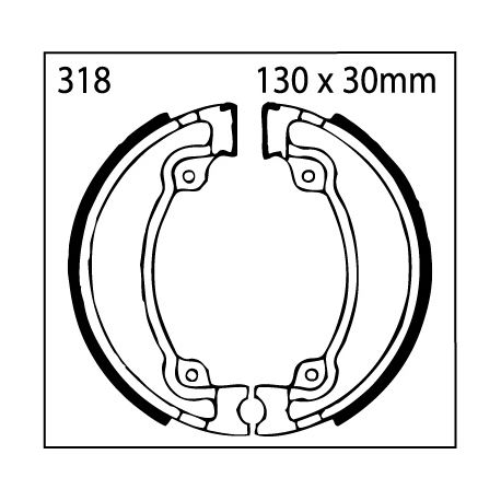 Frenos de Tambor 318 EBC