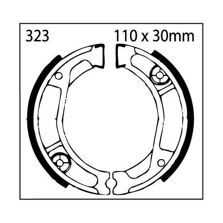 Frenos de Tambor 323 EBC