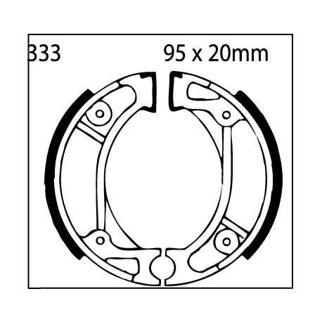 Frenos de Tambor 333 EBC