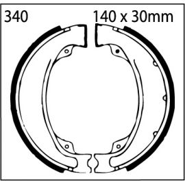 Frenos de Tambor 340 EBC