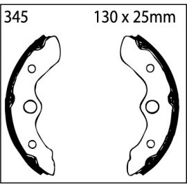 Frenos de Tambor 345 EBC