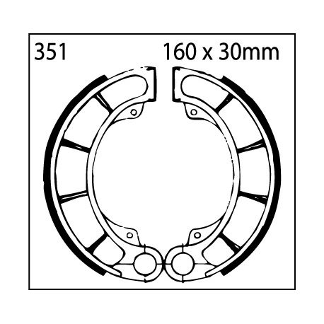 Frenos de Tambor 351 EBC