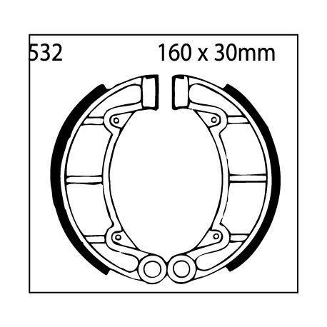 Frenos de Tambor 532 EBC