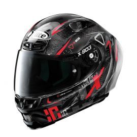 Casco X-803 RS Ultra Carbon Darko 37 Ngo/Rjo