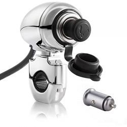 Conector Eléctrico cromo c/ abrazadera a manillares de 1.25” Multi-Fit 1476 Kuryakyn