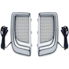 Luz LED TRACER cromo p/ parrillas inferiores H-D 5063 Kuryakyn