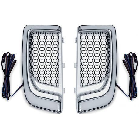 Luz LED TRACER cromo p/ parrillas inferiores H-D 5063 Kuryakyn