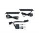 Luces LED HINGE ACCENTS cromo p/ maletas laterales 14-20 cromo H-D 5476 Kuryakyn