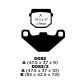 Balata de Disco FA083. Suzuki AN125HK del MF