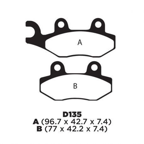 Balata de Disco FA135. Suzuki EN125-2A del MF
