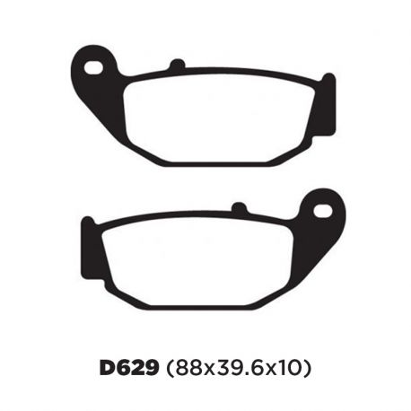 Balata de Disco FA629. Honda CBF150 Invicta tras MF