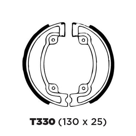 Balata de tambor 330. Honda CG125 Cargo. GL150 Cargo. CGL125 Tool. NXR125 Bros del - tras MF