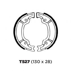 Balata Tambor 527. Yamaha YB125 del. Ital AT115. Yamaha BWs100. YBR125R. SR250. YS250 FAZER tras MF
