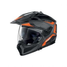 Casco N70-2 X Torpedo N-com 44  Ngo/gris/Nar