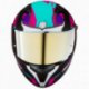 Casco Obsidian Blaze Ngo/rosa Hax