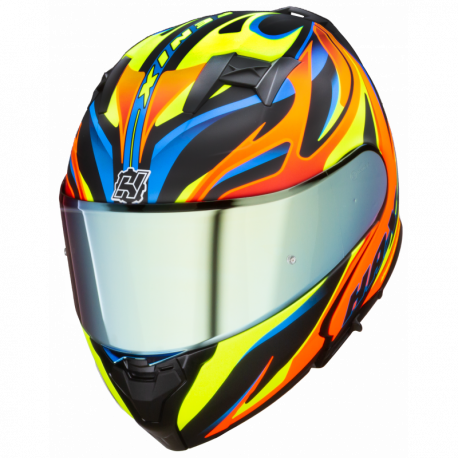 Casco Amatista Fenix Nar/Ama/azul Hax