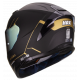 Casco Force Ngo/oro cromado Hax