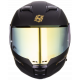 Casco Force Ngo/oro cromado Hax