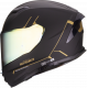 Casco Force Ngo/oro cromado Hax