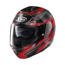Casco X-1005 Ultra Carbon Powertrain 38 Ngo/rojo X-Lite