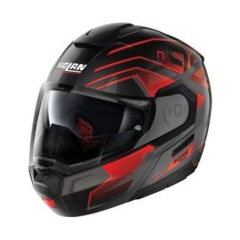 Casco N90³ Comeback N-com 44 Ngo/rojo Nolan