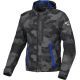 Chamarra Riggor Camuflaje gris negro/ Azul Macna