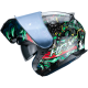 Casco Amatista Ragnarok Negro/ Verde Brillante Hax
