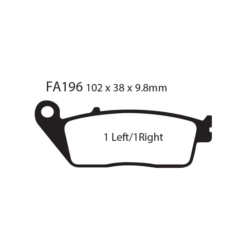 Zapata EBC Brakes FA196